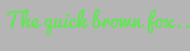 Image with Font Color 68E35B and Background Color B5B5B5